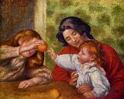 Pierre-Auguste Renoir Gabrielle, Jean und ein Madchen oil painting artist
